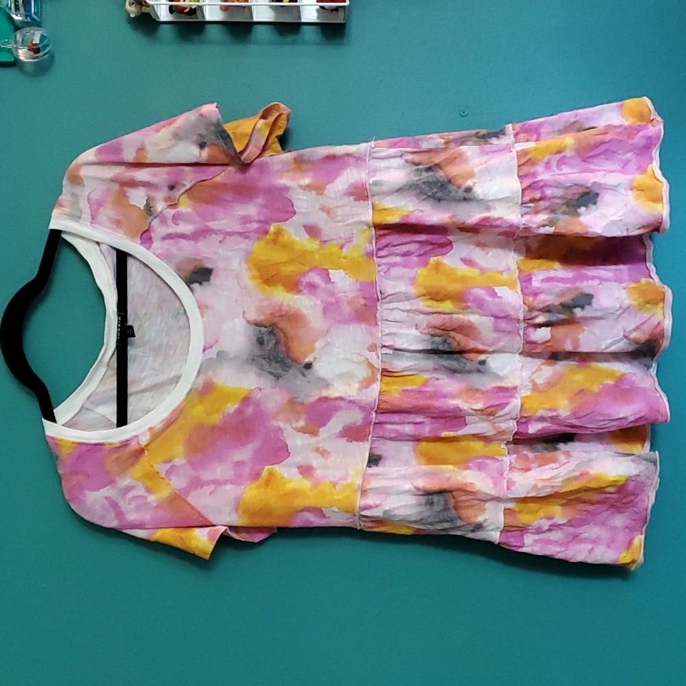 Tie dye print tshirt